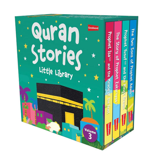 Quran Stories - Little Library - Vol.3 (4 Board Books Set)