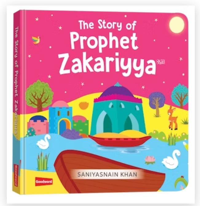 Set of 4 Books:  The Night Journey, Prophet Isa , Prophet Zakariyya, Two Sons Of Prophet Adam